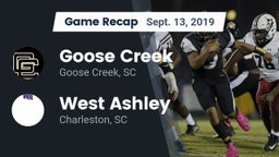 Recap: Goose Creek  vs. West Ashley  2019