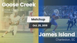 Matchup: Goose Creek High vs. James Island  2019