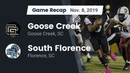 Recap: Goose Creek  vs. South Florence  2019