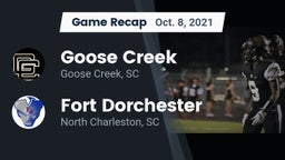 Recap: Goose Creek  vs. Fort Dorchester  2021