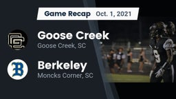 Recap: Goose Creek  vs. Berkeley  2021