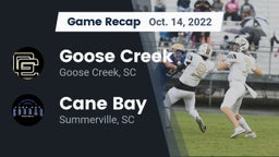 Recap: Goose Creek  vs. Cane Bay  2022