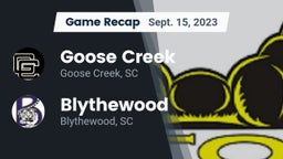 Recap: Goose Creek  vs. Blythewood  2023
