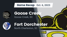 Recap: Goose Creek  vs. Fort Dorchester  2023