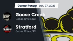 Recap: Goose Creek  vs. Stratford  2023