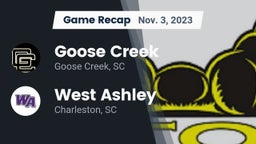 Recap: Goose Creek  vs. West Ashley  2023