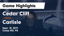 Cedar Cliff  vs Carlisle  Game Highlights - Sept. 18, 2019