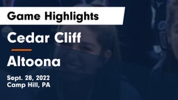 Cedar Cliff  vs Altoona  Game Highlights - Sept. 28, 2022