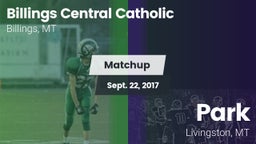 Matchup: Billings Central vs. Park  2017