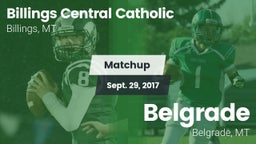 Matchup: Billings Central vs. Belgrade  2017