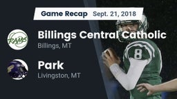 Recap: Billings Central Catholic  vs. Park  2018