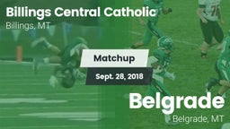 Matchup: Billings Central vs. Belgrade  2018