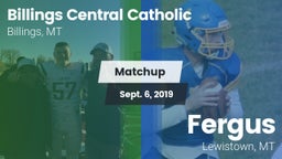 Matchup: Billings Central vs. Fergus  2019