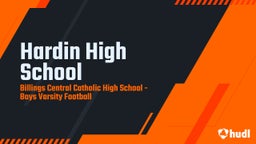 Billings Central Catholic football highlights Hardin High School