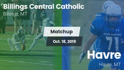 Matchup: Billings Central vs. Havre  2019