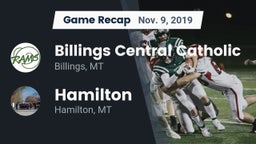 Recap: Billings Central Catholic  vs. Hamilton  2019