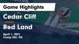 Cedar Cliff  vs Red Land  Game Highlights - April 1, 2021