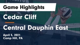 Cedar Cliff  vs Central Dauphin East Game Highlights - April 5, 2021