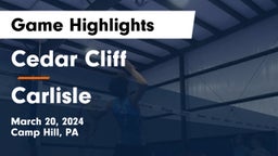 Cedar Cliff  vs Carlisle  Game Highlights - March 20, 2024