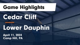Cedar Cliff  vs Lower Dauphin  Game Highlights - April 11, 2024