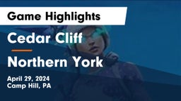Cedar Cliff  vs Northern York  Game Highlights - April 29, 2024