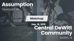 Matchup: Assumption High vs. Central DeWitt Community  2016