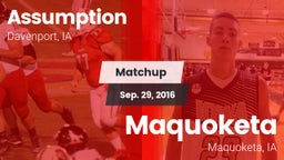 Matchup: Assumption High vs. Maquoketa  2016