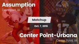 Matchup: Assumption High vs. Center Point-Urbana  2016