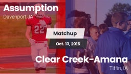 Matchup: Assumption High vs. Clear Creek-Amana  2016