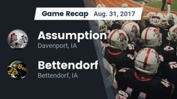 Recap: Assumption  vs. Bettendorf  2017