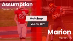 Matchup: Assumption High vs. Marion  2017