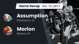 Recap: Assumption  vs. Marion  2017