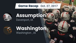 Recap: Assumption  vs. Washington  2017