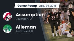 Recap: Assumption  vs. Alleman  2018