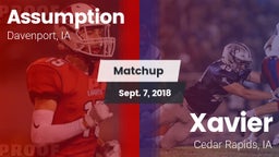 Matchup: Assumption High vs. Xavier  2018