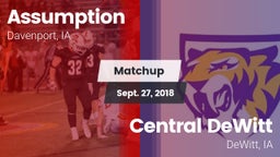 Matchup: Assumption High vs. Central DeWitt 2018