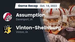 Recap: Assumption  vs. Vinton-Shellsburg  2022