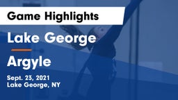 Lake George  vs Argyle Game Highlights - Sept. 23, 2021