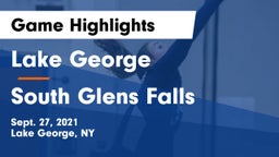 Lake George  vs South Glens Falls  Game Highlights - Sept. 27, 2021