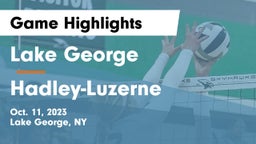 Lake George  vs Hadley-Luzerne  Game Highlights - Oct. 11, 2023