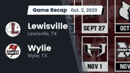 Recap: Lewisville  vs. Wylie  2020