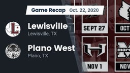 Recap: Lewisville  vs. Plano West  2020