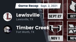 Recap: Lewisville  vs. Timber Creek  2021