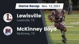Recap: Lewisville  vs. McKinney Boyd  2021
