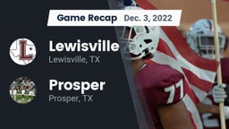 Recap: Lewisville  vs. Prosper  2022