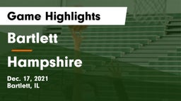 Bartlett  vs Hampshire  Game Highlights - Dec. 17, 2021