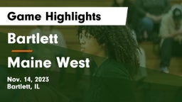 Bartlett  vs Maine West  Game Highlights - Nov. 14, 2023