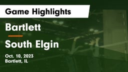 Bartlett  vs South Elgin  Game Highlights - Oct. 10, 2023
