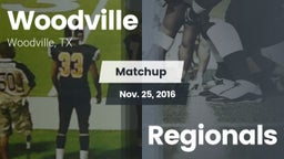 Matchup: Woodville High vs. Regionals 2016