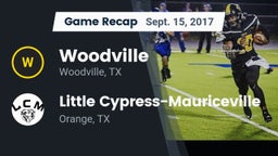 Recap: Woodville  vs. Little Cypress-Mauriceville  2017